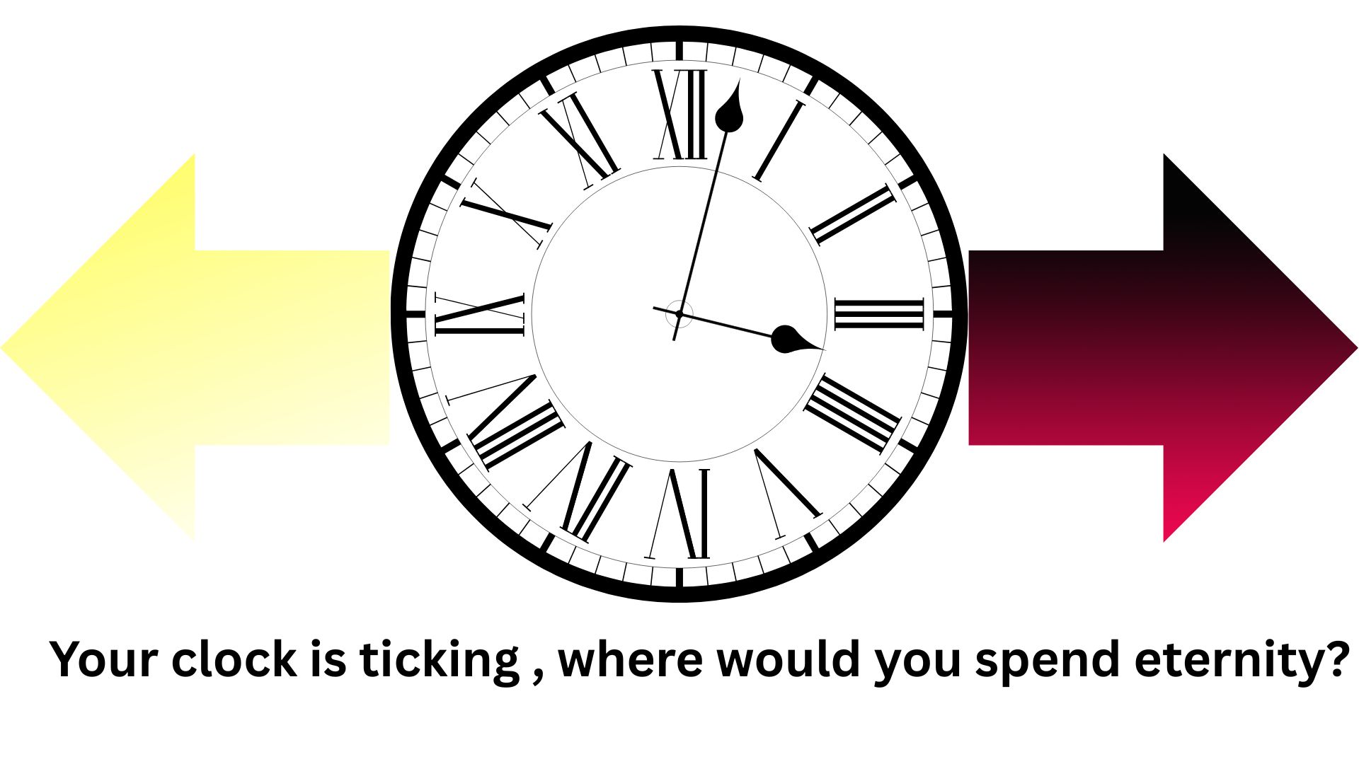 Your clock is ticking, where would you spend eternity?