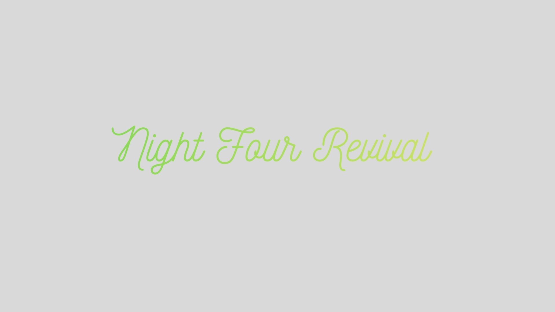 Night Four Revival with Dr. Dennis Wilson