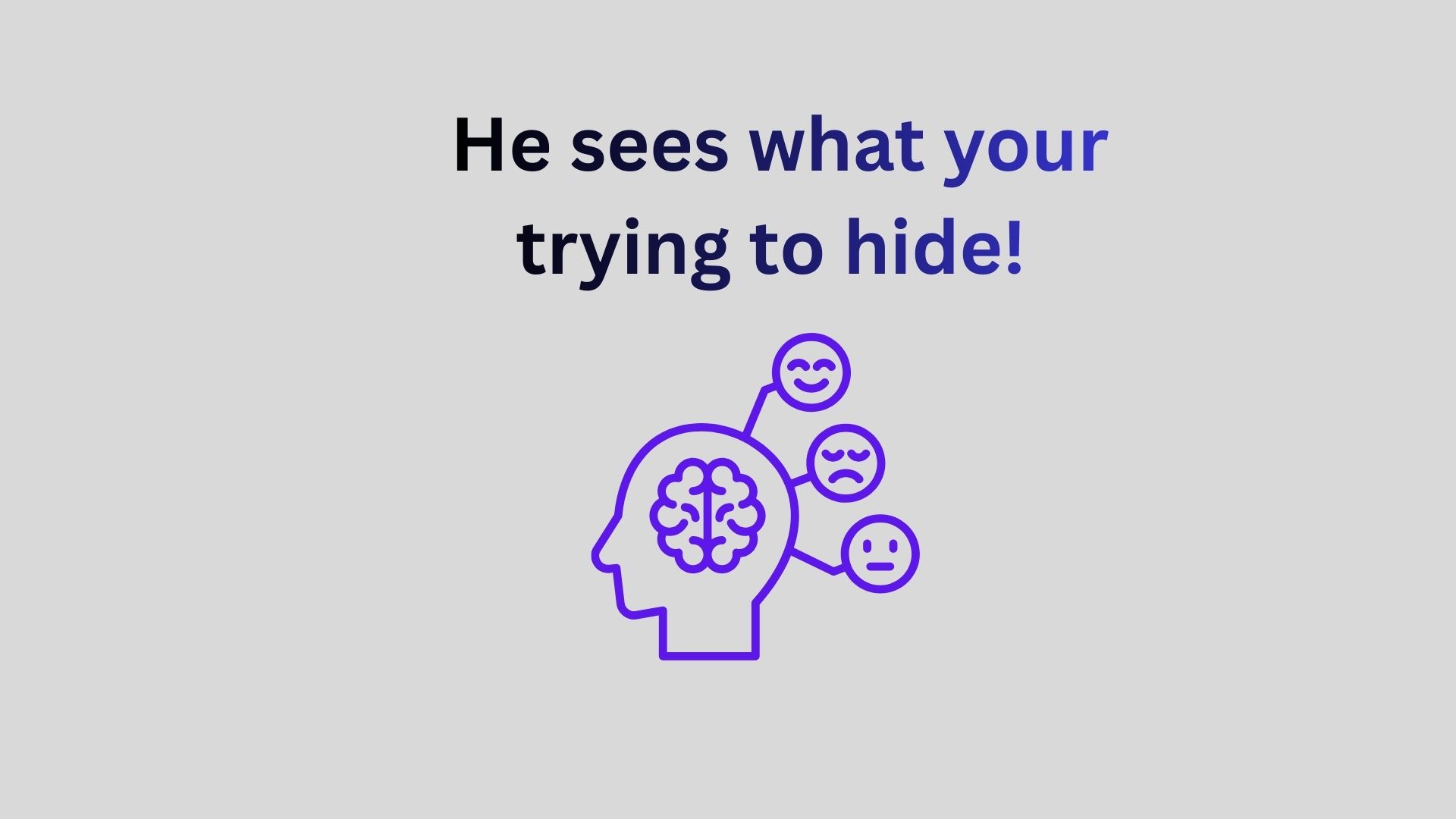 God sees what you try to hide
