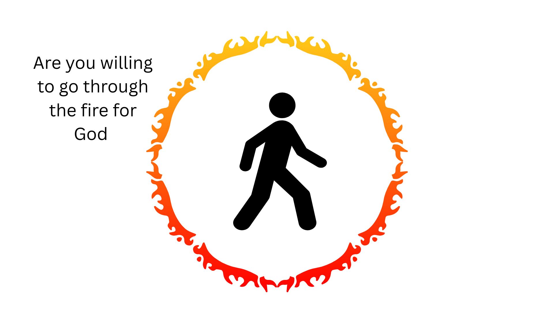 Are you willing to be put through the fire, for preparation of the next level for God