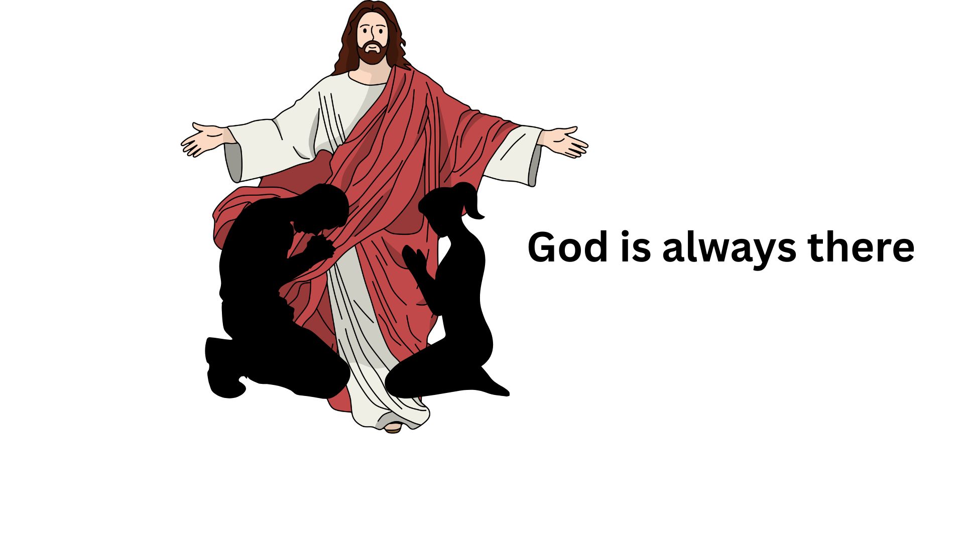 Gods silence doesn’t mean he’s not there